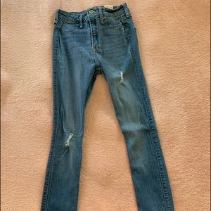 hollister jean leggings